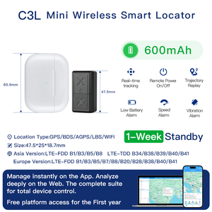 Portable Mini GPS Tracker Magnetic 4G LTE