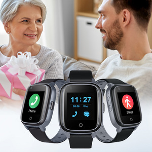 D32 Fall Detection 4G Elderly Smart Watch for Seniors GPS Tracking SOS Calling Heart Rate Bracelet