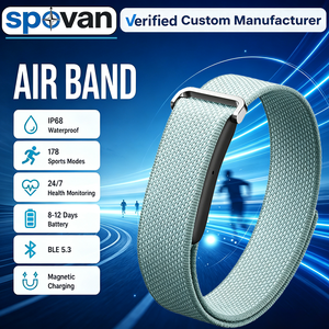Screenless Smart Fitness Tracker Band Heart Rate Sleep Monitor IP68 Smart Bracelet with SDK