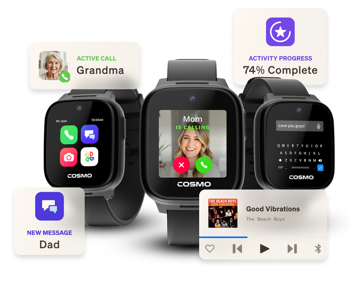 Cosmo JrTrack 5 SE flagship Kids Smart Watch overview