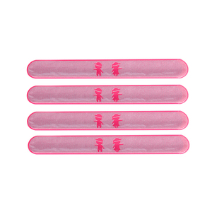 Fluorescent Cute Kids PVC Reflective Slap Wristband