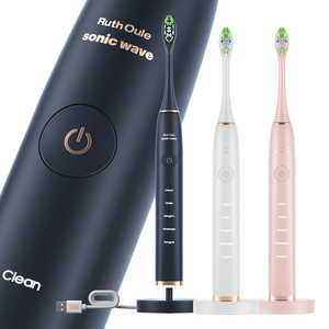Professional IPX7 USB Sonic Electric Toothbrush LED DuPont